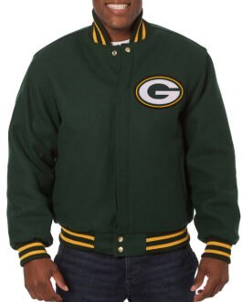 Green Bay Packers Varsity Green Wool Jacket