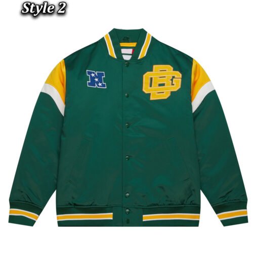 Green Bay Packers Heavyweight Satin Jacket - Image 2