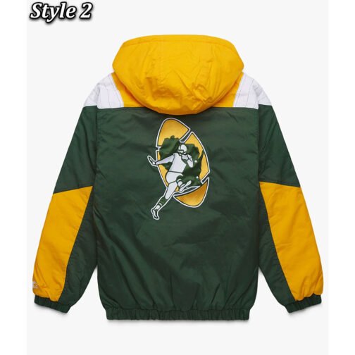Green Bay Packers Pullover Jacket - Image 4