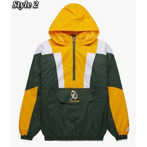 Green Bay Packers Pullover Jacket - Image 2
