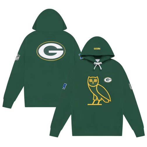 Green Bay Packers OVO Green Hoodie - Image 3
