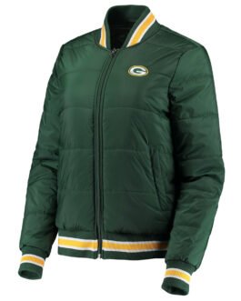 Green Bay Packers Field Goal Green Bomber Jacket