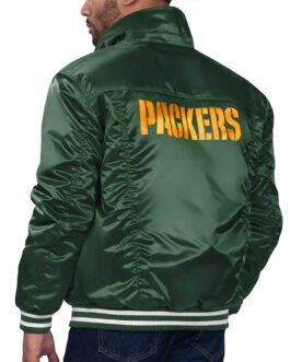 Green Bay Packers Silver Tab Trucker Jacket
