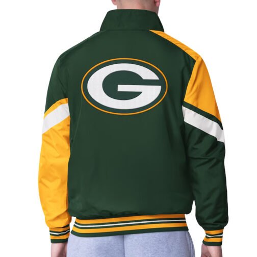 Green Bay Packers Strong Arm Green Full-Zip Jacket - Image 2