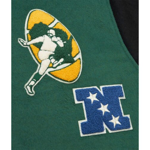 Green Bay Packers Team Legacy Varsity Jacket - Image 4
