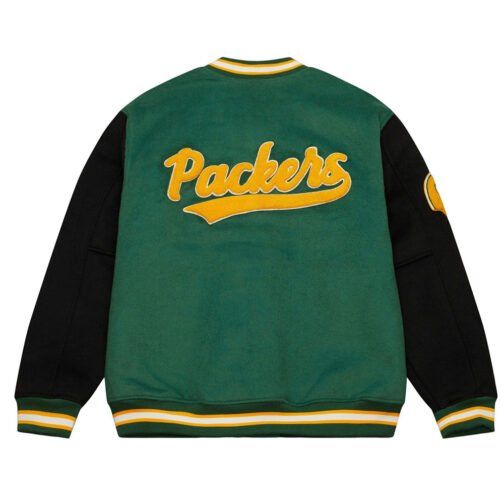 Green Bay Packers Team Legacy Varsity Jacket - Image 2