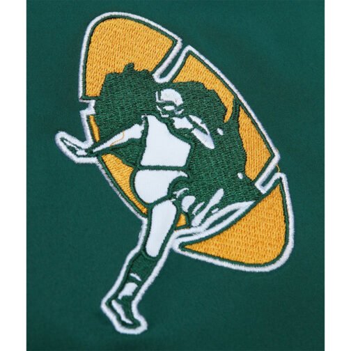 Green Bay Packers Team OG LW Satin Jacket - Image 3