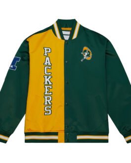 Green Bay Packers Team OG LW Satin Jacket