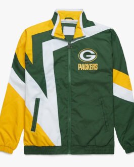 Green Bay Packers Star Windbreaker Jacket
