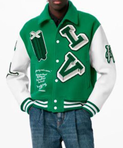 Louis Vuitton Varsity Green and White Jacket - Image 11
