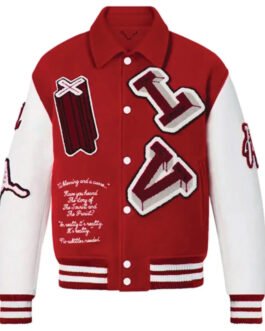 Louis Vuitton Varsity Green and White Jacket