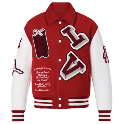 Louis Vuitton Varsity Green and White Jacket - Image 2