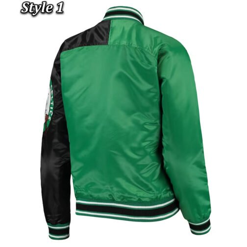 Dugout Boston Celtics Satin Jacket - Image 7