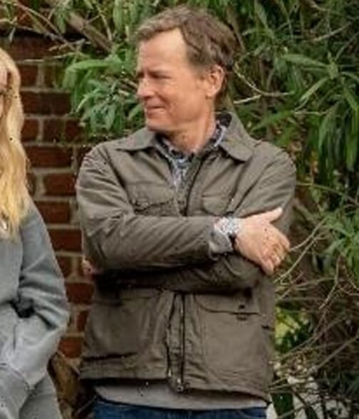 Greg Kinnear Shining Vale Grey Cotton Jacket - Image 4