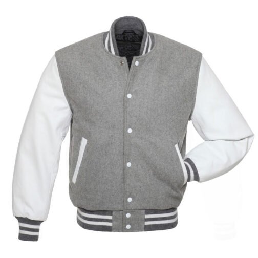 Varsity Wool and Leather Jacket - Image 11