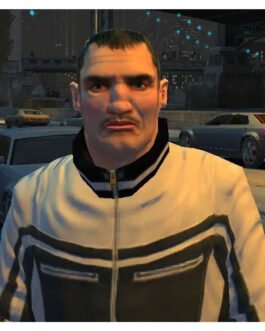 Albanian Mob GTA 4 Bomber Leather Jacket