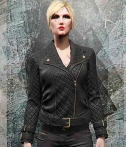 Female Protagonist Grand Theft Auto VI Leather Jacket - Image 2