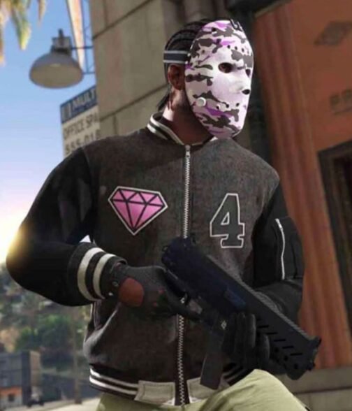 Panther Grand Theft Auto Varsity Jacket