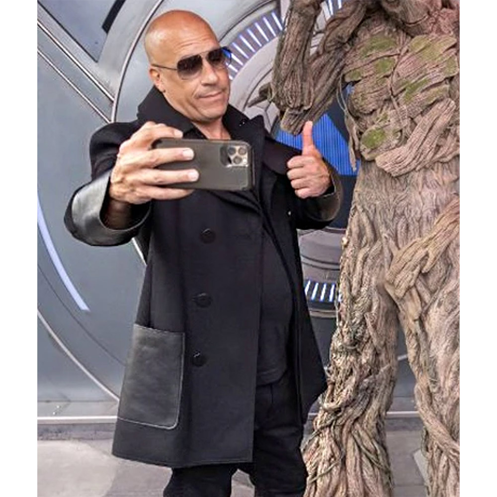 Vin Diesel Guardians of The Galaxy 3 Black Coat - Image 6