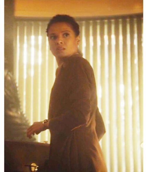 Gugu Mbatha Raw Loki Double Breasted Coat - Image 4