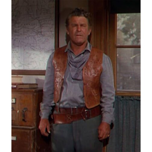 Man in the Saddle Bourke Prine Leather Vest