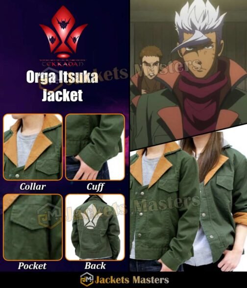 Tekkadan Orga Itsuka Green Jacket - Image 9