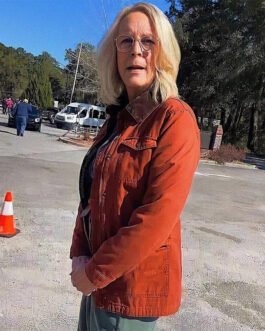 Jamie Lee Curtis Halloween Ends Brown Jacket