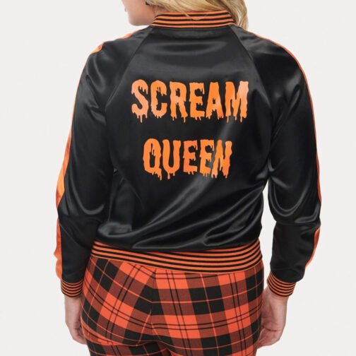 Halloween Scream Queen Bomber Jacket - Image 2