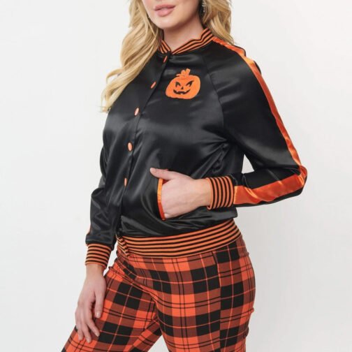 Halloween Scream Queen Bomber Jacket - Image 3