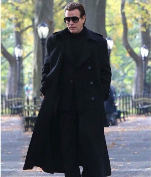 Halston Ewan Mcgregor Wool Trench Coat - Image 11