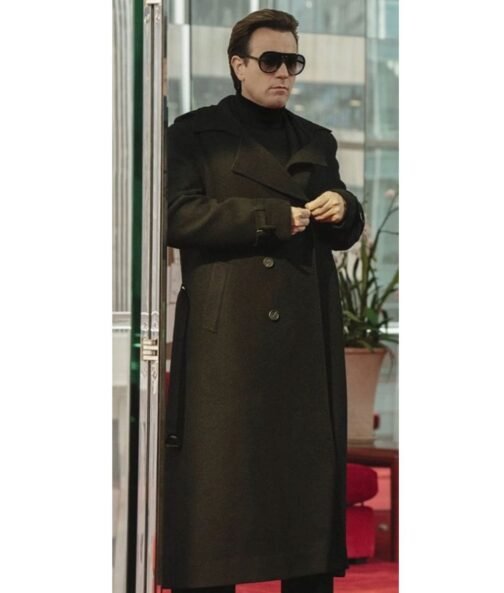 Halston Ewan Mcgregor Wool Trench Coat - Image 13