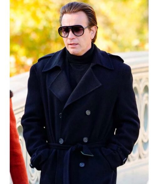 Halston Ewan Mcgregor Wool Trench Coat - Image 10