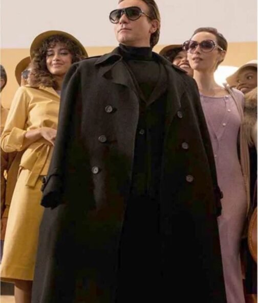 Halston Ewan Mcgregor Wool Trench Coat - Image 14