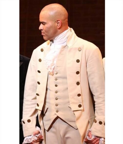 Chris Jackson Hamilton White Coat - Image 2