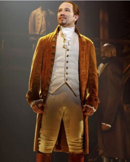 Lin-Manuel Miranda Brown Suede Coat