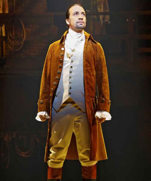 Lin-Manuel Miranda Brown Suede Coat - Image 3