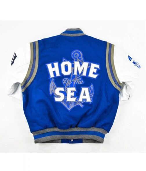 Varsity Hampton University Motto 2.0 Royal Blue Jacket - Image 2