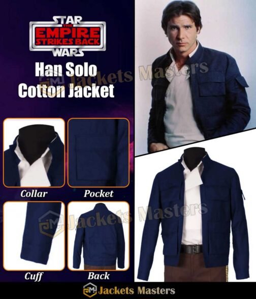 Han Solo Blue Bespin Jacket - Image 6