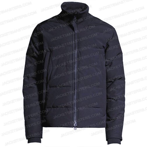 Chicago PD Jason Beghe Blue Puffer Jacket - Image 5