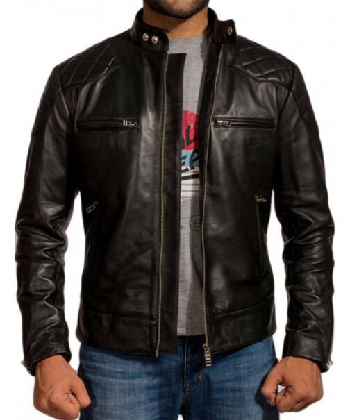 Hannibal Lecter Motorcycle Leather Jacket - Image 5