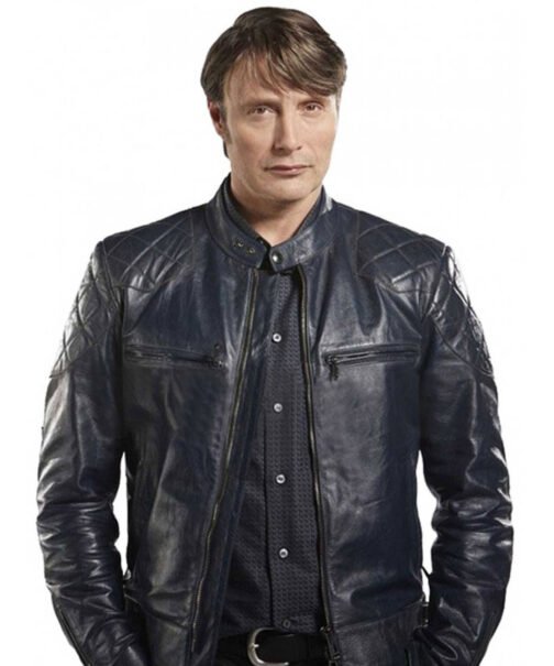 Hannibal Lecter Motorcycle Leather Jacket - Image 2