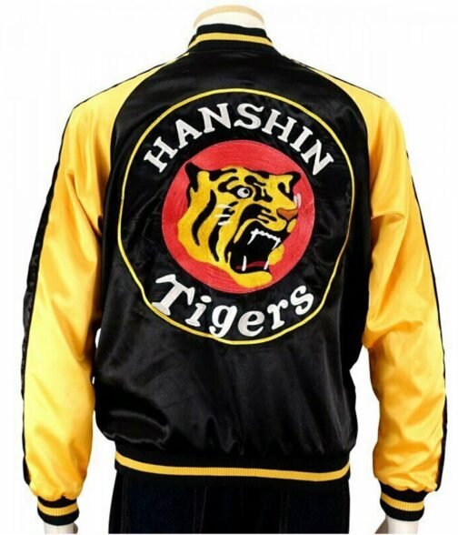 Varsity Hanshin Tigers Satin Jacket - Image 2