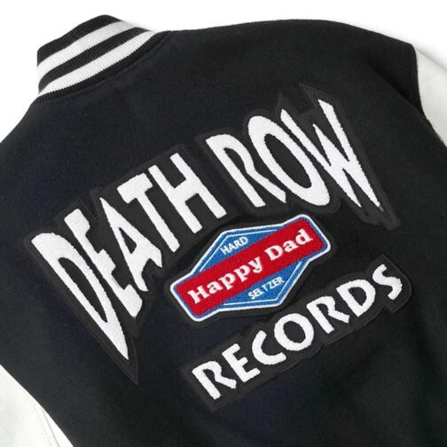 Happy Dad Death Row Varsity Jacket - Image 5