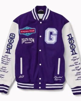 Happy Dad Death Row Varsity Jacket