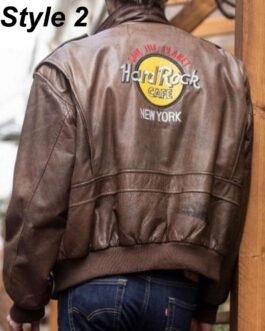 Hard Rock Cafe Save The Planet Leather Jacket
