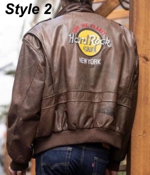 Hard Rock Cafe Save The Planet Leather Jacket - Image 2
