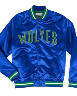 Minnesota Timberwolves Heavyweight Satin Jacket