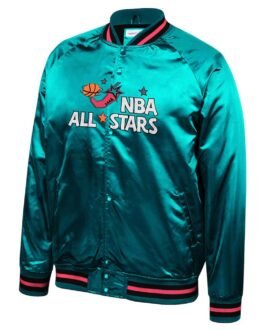 1996 Hardwood Classics All-Star Game Teal Jacket