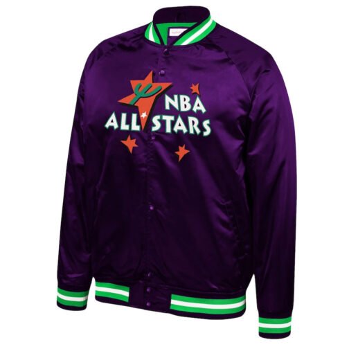 1996 Hardwood Classics All-Star Game Teal Jacket - Image 2