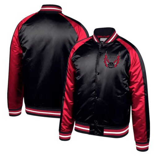 Hardwood Classics Portland Trail Blazers Colorblock Jacket - Image 3